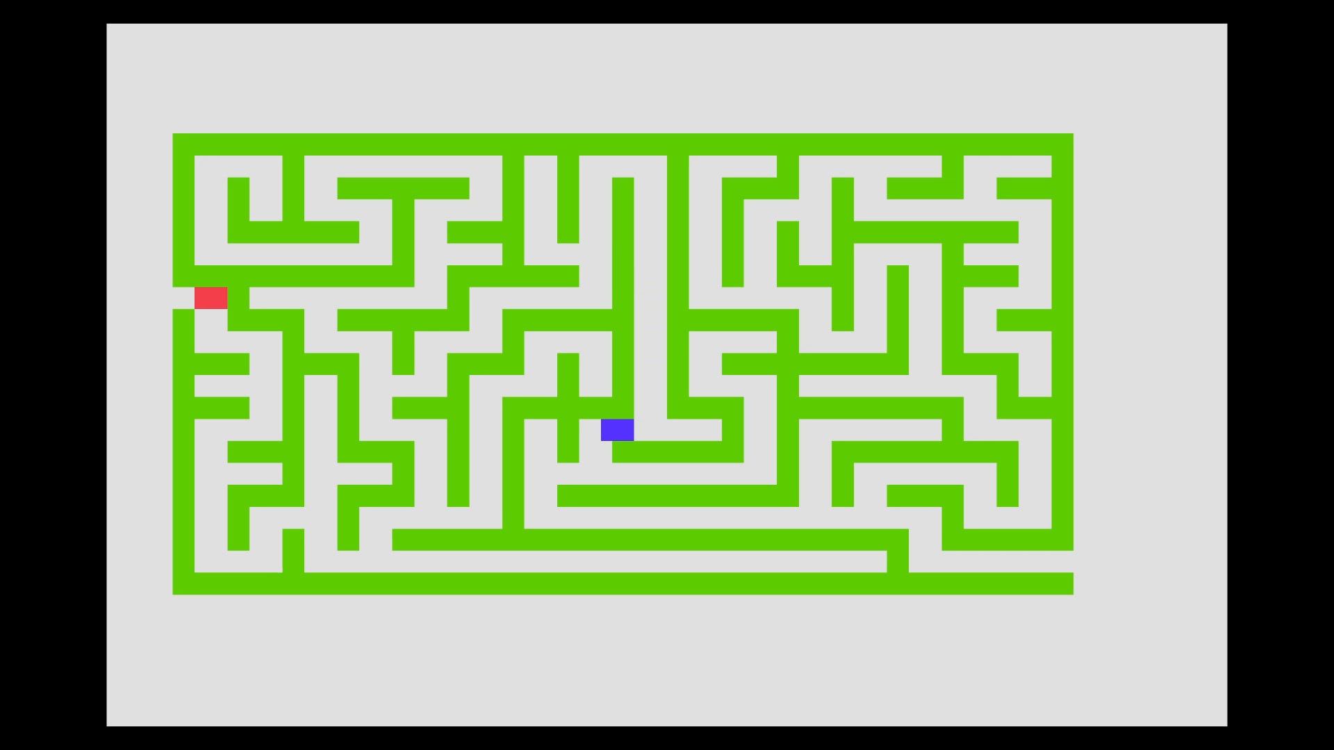 Screenshot of Videocart 10 Maze for Channel F